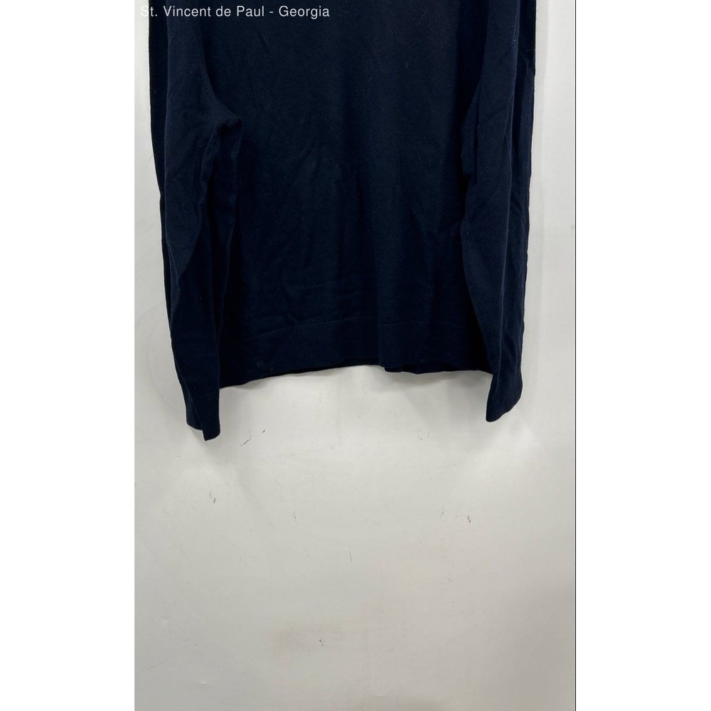 BR Merino Wool 1/4 Zip Pullover Sweater Men's XXl Tall Blue NWT - Picture 2 of 9